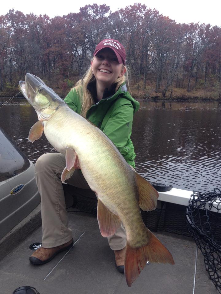 Katie T with Muskie1
